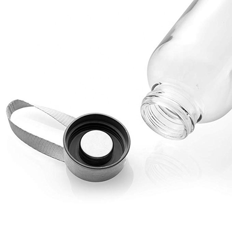 Wholesale 300ml 420ml 500ml 750ml 1000ml Hot Selling Empty Clear Round Glass Water Bottle