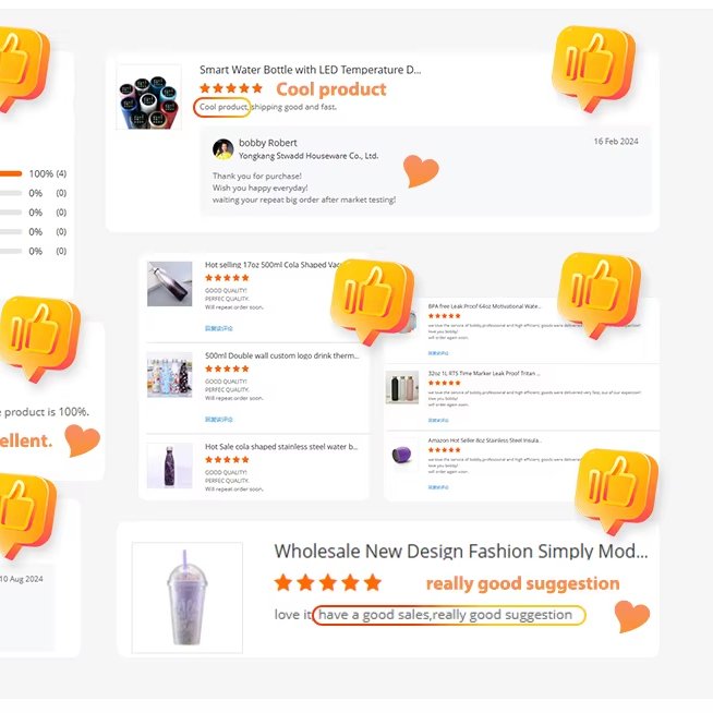 CHINA SELECTION INEEDU INEEDU special new Smart Water Bottle with LED Temperature Display Thermo Flask Bottle Tea Cup