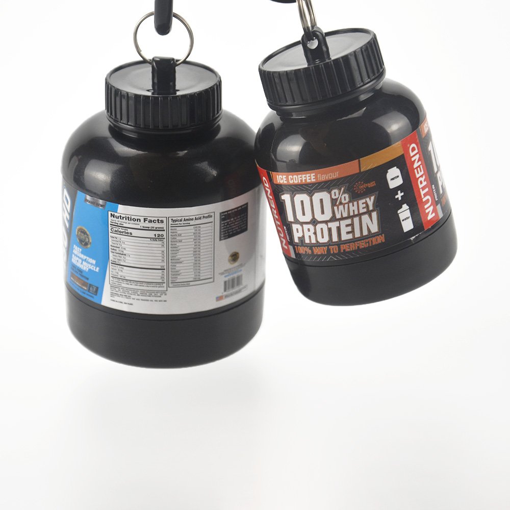 China Manufacturer 35g 70g portable water bottle fitness protein funnels sports for supplements