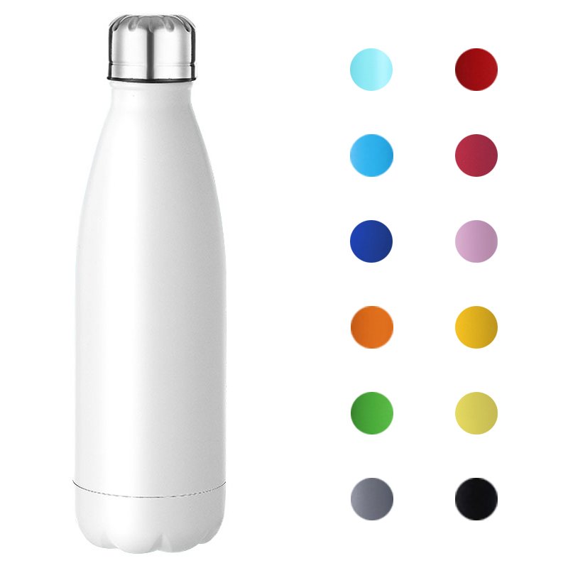 Bpa Free 500ml Stainless Steel Double Wall Insulated Cola Water Bottle With Customized Color And Logo