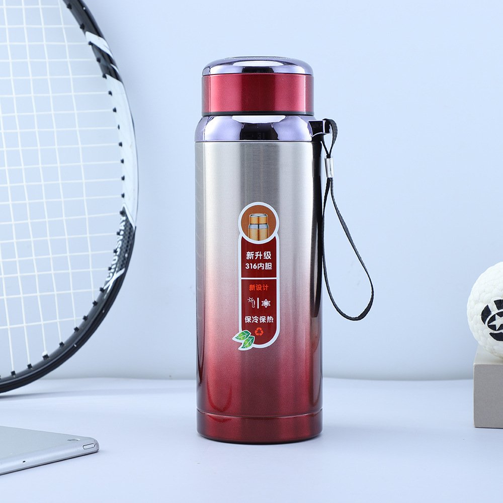 CHUFENG 316 Stainless Steel Vacuum Flask Big Capacity Outdoor Sports Water Bottle Cycling Bottle