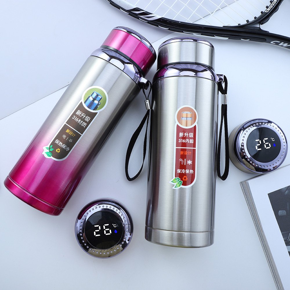 CHUFENG 316 Stainless Steel Vacuum Flask Big Capacity Outdoor Sports Water Bottle Cycling Bottle