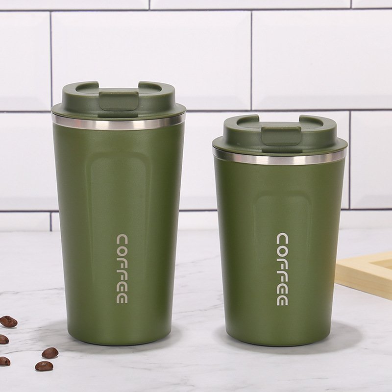 Hot Sell Custom Logo 380ml 12oz Stainless Steel Reusable Water Vacuum Insulated Leakproof Lids Double Wall Travel Coffee Mug