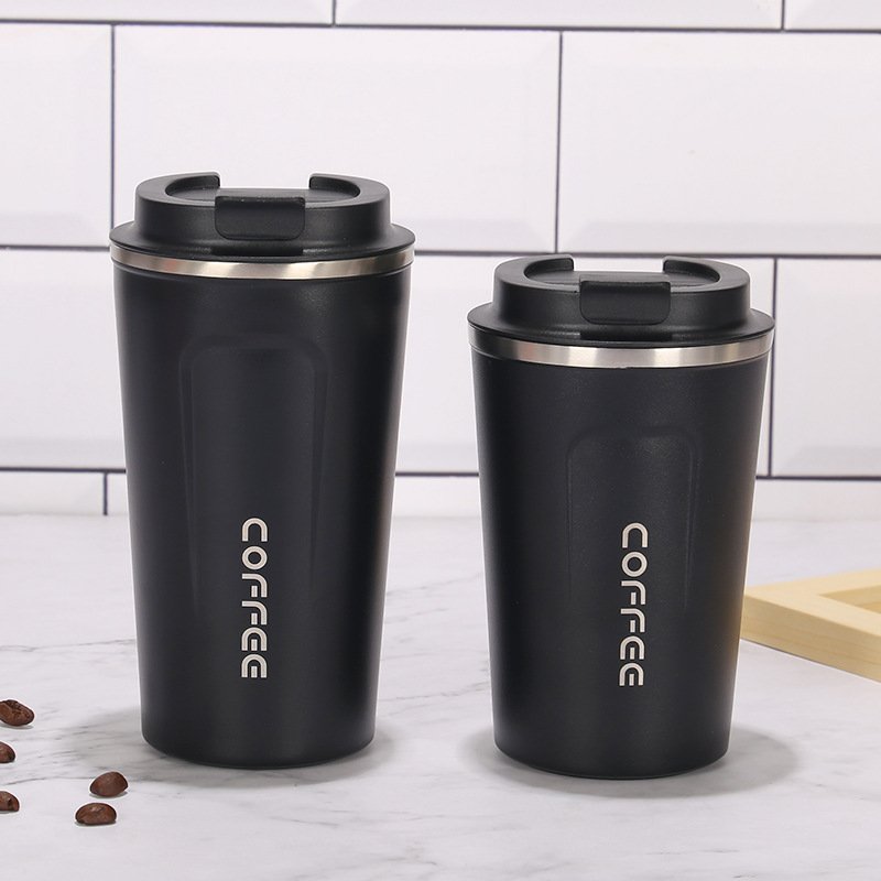 Hot Sell Custom Logo 380ml 12oz Stainless Steel Reusable Water Vacuum Insulated Leakproof Lids Double Wall Travel Coffee Mug