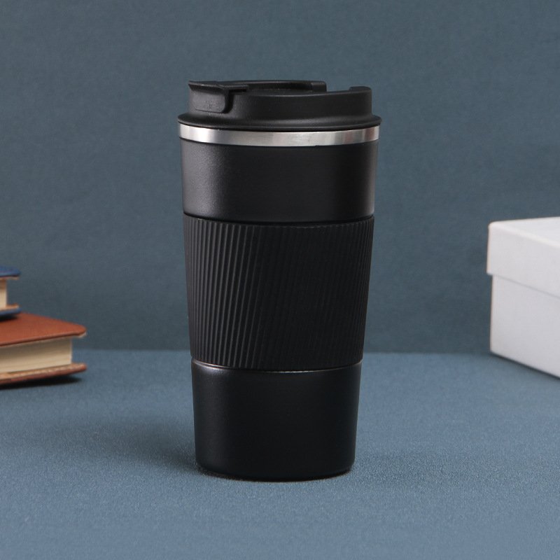 Leak Proof Reusable Coffee Thermos Cup Thermal Coffee Mug with Lid Stainless Steel Tumbler Insulated Travel Custom 12oz 17oz 1