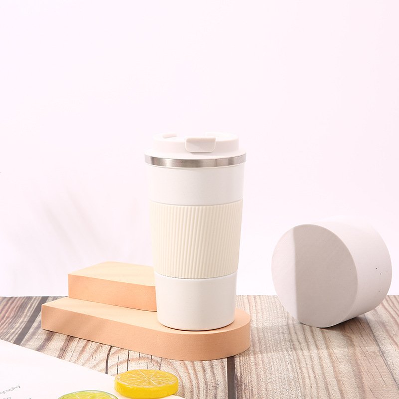 Leak Proof Reusable Coffee Thermos Cup Thermal Coffee Mug with Lid Stainless Steel Tumbler Insulated Travel Custom 12oz 17oz 1