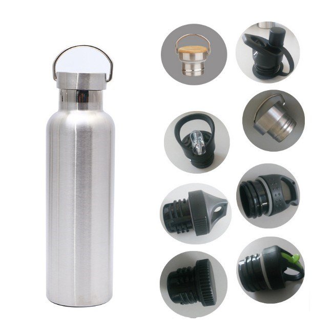 304 stainless steel water bottle thermos vacuum flasks double layer heat insulated outdoor bottle