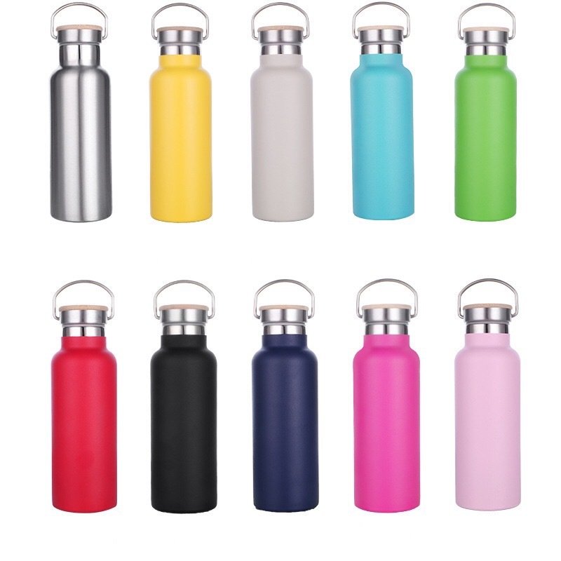 304 stainless steel water bottle thermos vacuum flasks double layer heat insulated outdoor bottle