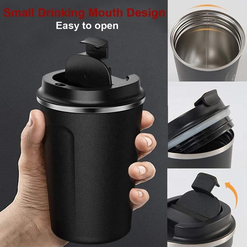 Eco Friendly 2019 new Wholesale Custom Reusable Double Wall Tumbler Cups Travel Stainless Steel Coffee Mug with plastic Lid