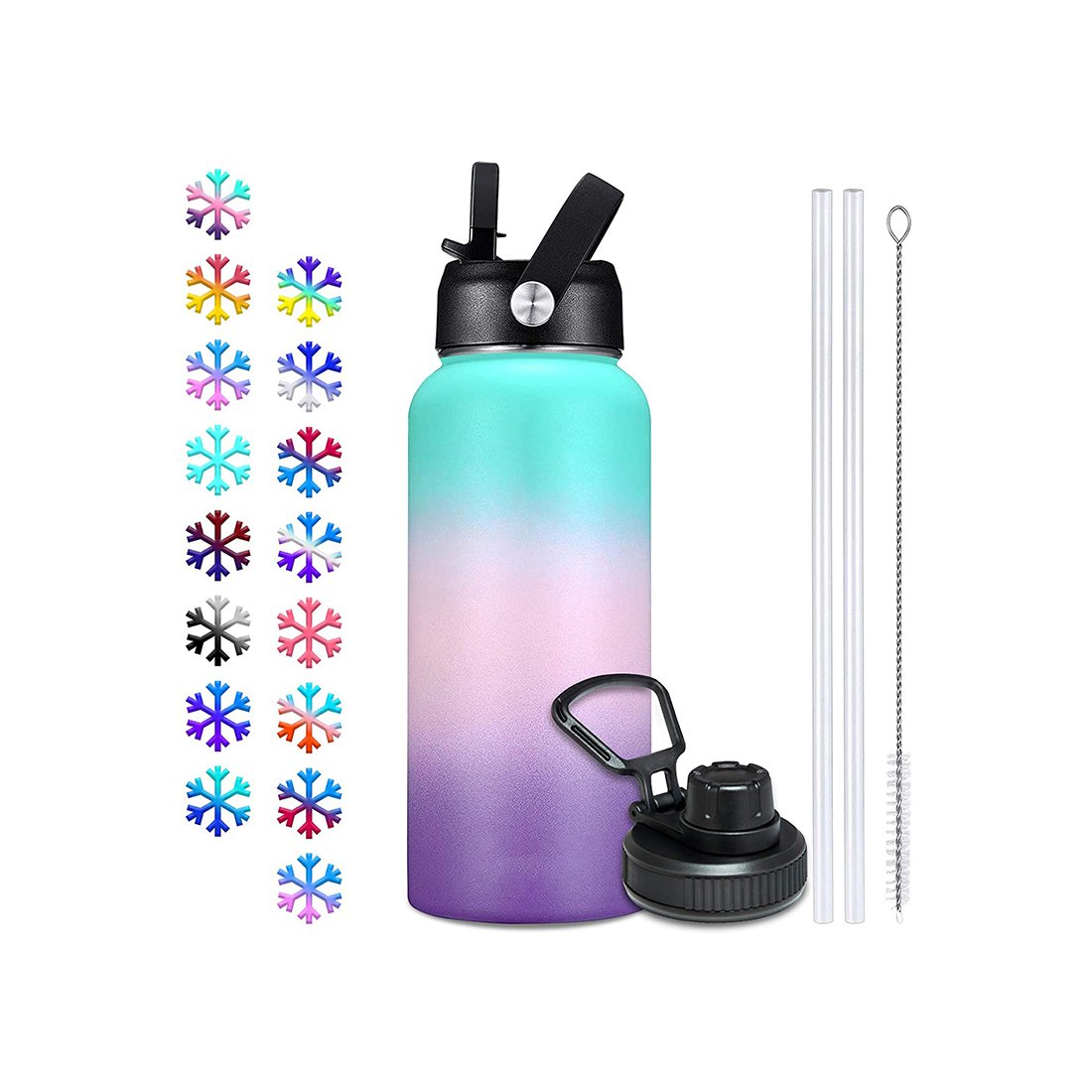 Private Designed Motivational BPA Free Stainless Steel Water Bottle Double Wall Vacuum Flask Water Bottle with Logo