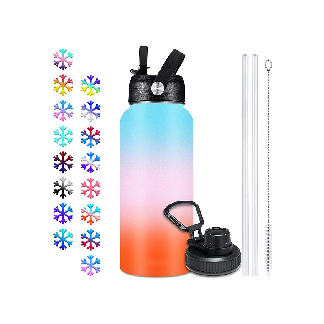 Private Designed Motivational BPA Free Stainless Steel Water Bottle Double Wall Vacuum Flask Water Bottle with Logo
