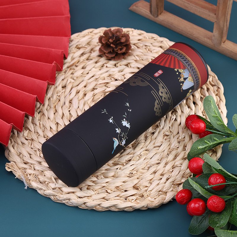 500ml vacuum flasks & thermoses handgrip stainless steel vacuum flask water bottle with temperature display
