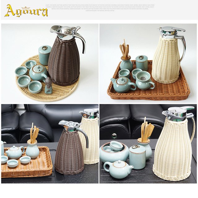 High-Quality Customized Metal Cover Kettle Standard Glass Inner Vacuum Pot Stainless Steel Long Heat Preservation Thermos