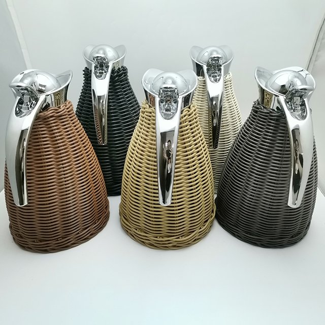 High-Quality Customized Metal Cover Kettle Standard Glass Inner Vacuum Pot Stainless Steel Long Heat Preservation Thermos