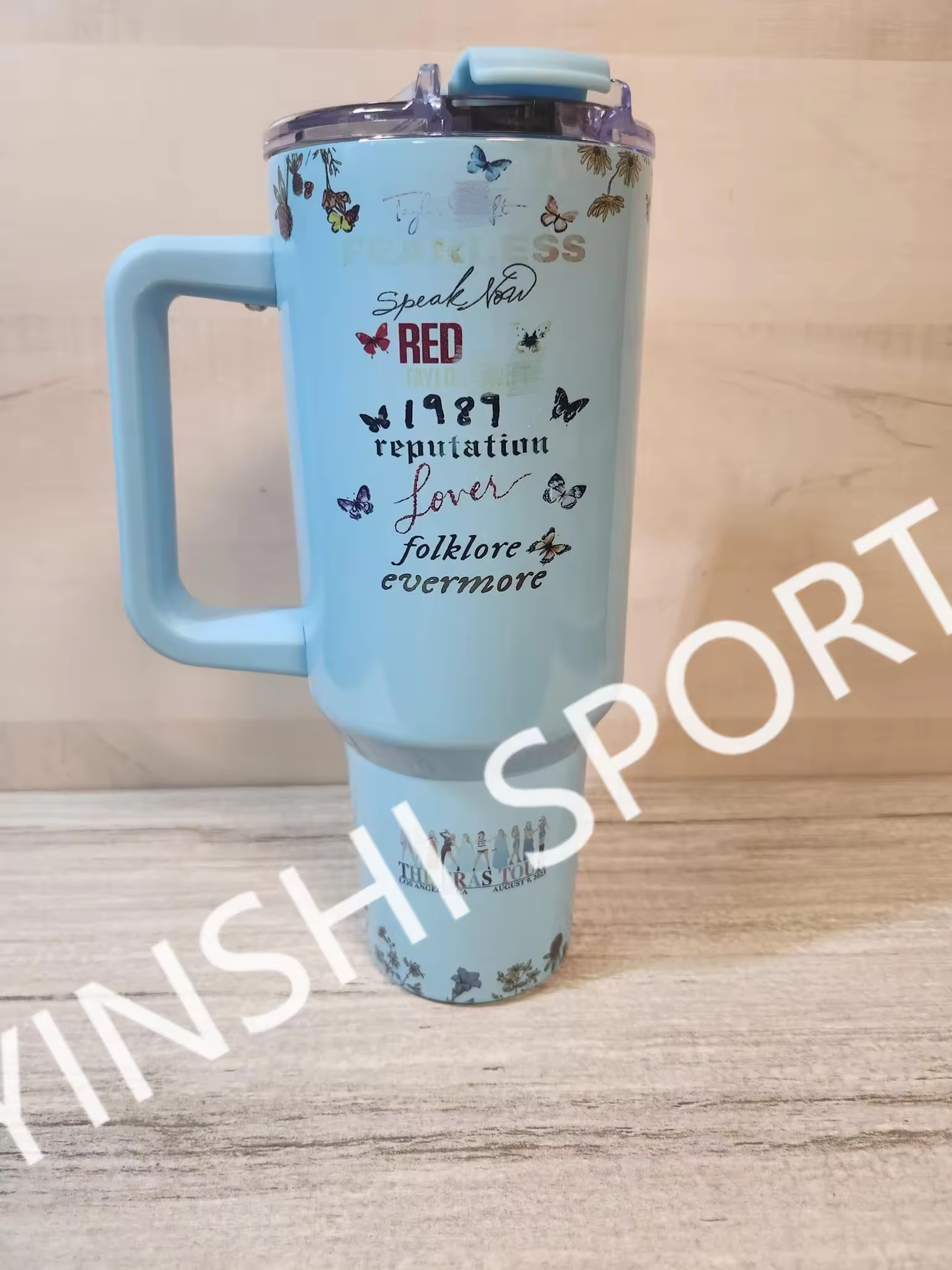 YINSHI Ttayl or Eras Tour Cup 40oz Tumbler Cup Insulated Double Wall Coffee Mug With Handle Ttaylor Merch For Swiftes