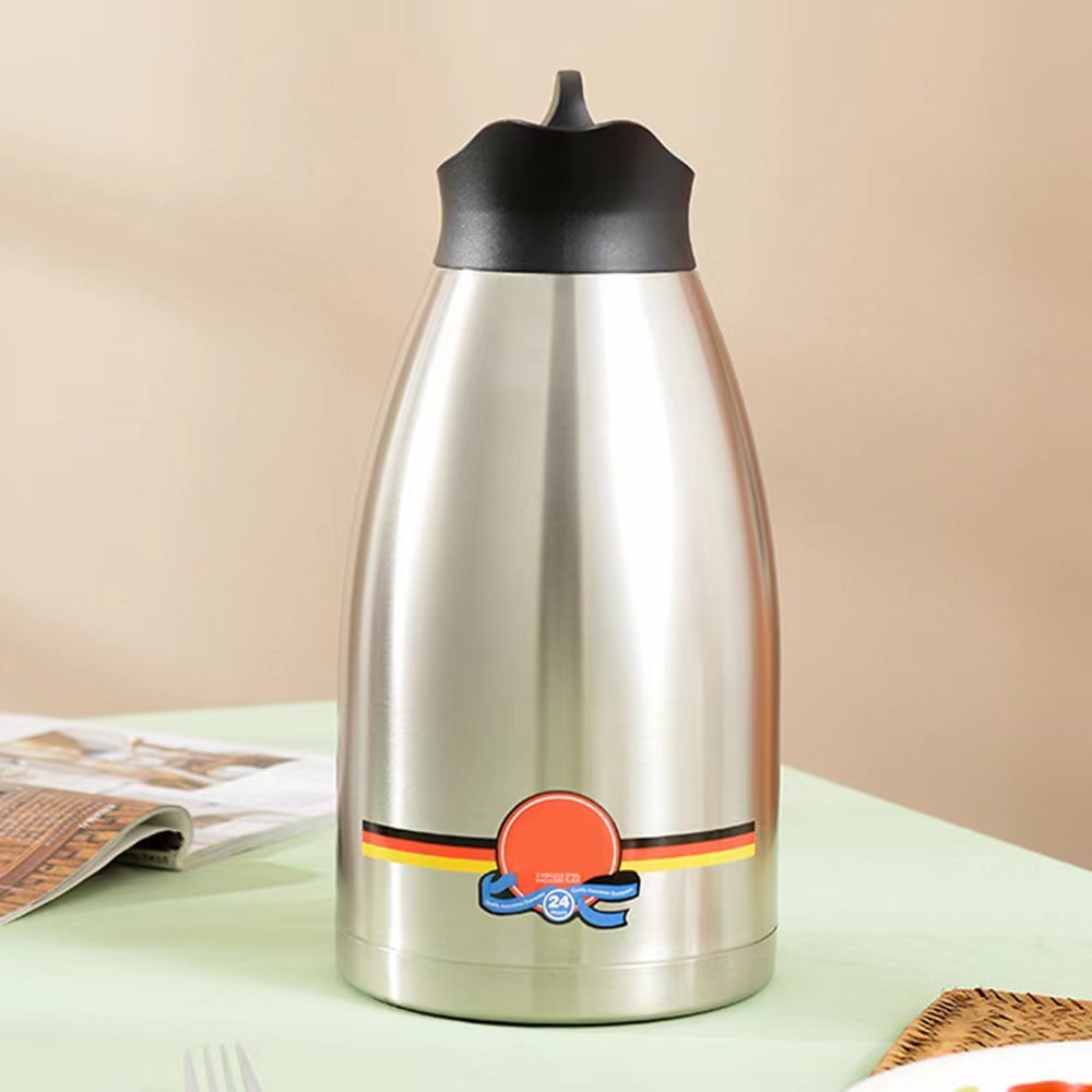Insulation Double Wall Stainless Steel 2.0L Vacuum Jug Thermoses For Coffee Pot Thermal Coffee Kettle Vacuum Flasks