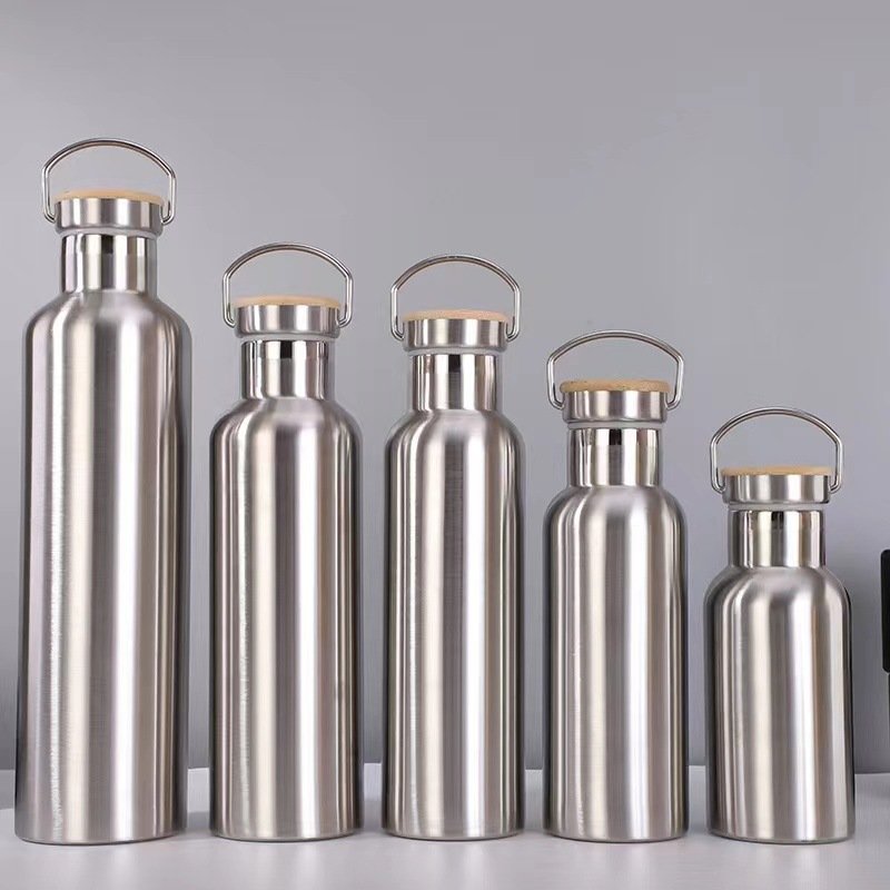 500ml Water Bottle Double Wall Stainless Steel Vacuum Insulated Sport Bottle Standard Mouth Travel Bottle