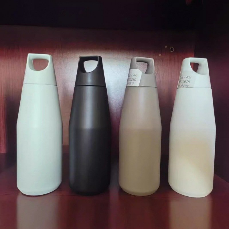 Custom 580ml 1080ml leakproof double wall vacuum large flask 316 stainless steel insulated thermal water bottle with handle