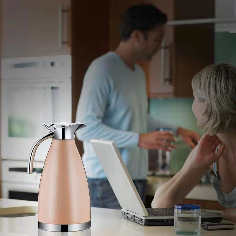 high quality ethiopian luxury drinkware 2L stainless steel vacuum flask thermos coffee tea pot for sale