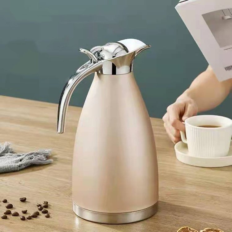 high quality ethiopian luxury drinkware 2L stainless steel vacuum flask thermos coffee tea pot for sale