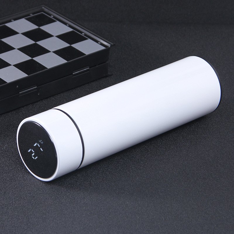 Thermos Smart Water Bottle Portable Double Wall Sealed LED Digital Display Stainless Steel Customized Mini Outdoor Sustainable