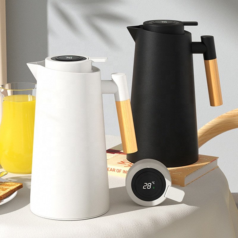 Hot Sale Thermal Insulation Kettle Hot Kettle Domestic Coffee Pot Open Water Kettle 1L Insulated Glass Warm Water