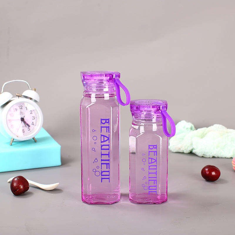 Colorful Wholesale Colorful Glass Water Bottle Frosted Drinkware Cheap Glass Camp Water Bottles