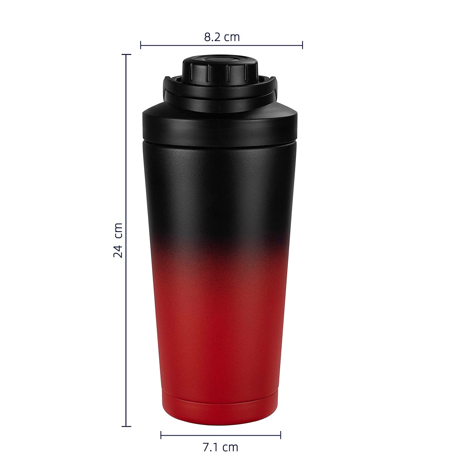 Patented Product New Double Wall Stainless Steel Water Bottle Shakes Protein Bottles Shaker