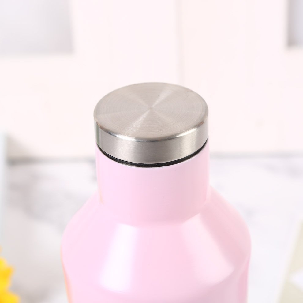 Custom Logo Color Design Package Hot Selling 550ML Double Wall Stainless Steel Thermos Vacuum Flask Red Wine Water Bottle