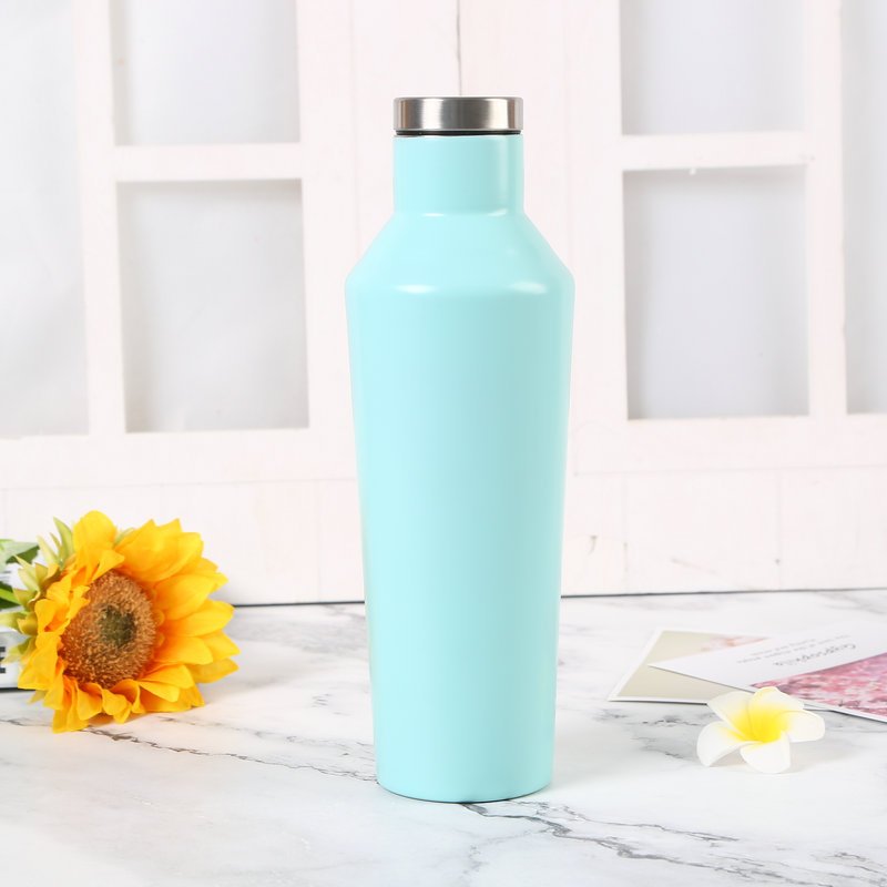 Custom Logo Color Design Package Hot Selling 550ML Double Wall Stainless Steel Thermos Vacuum Flask Red Wine Water Bottle