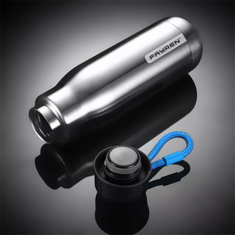 304 Stainless Steel Vacuum Flask Insulated Vaccum Thermal Coffee Tea Water Flask With Rope