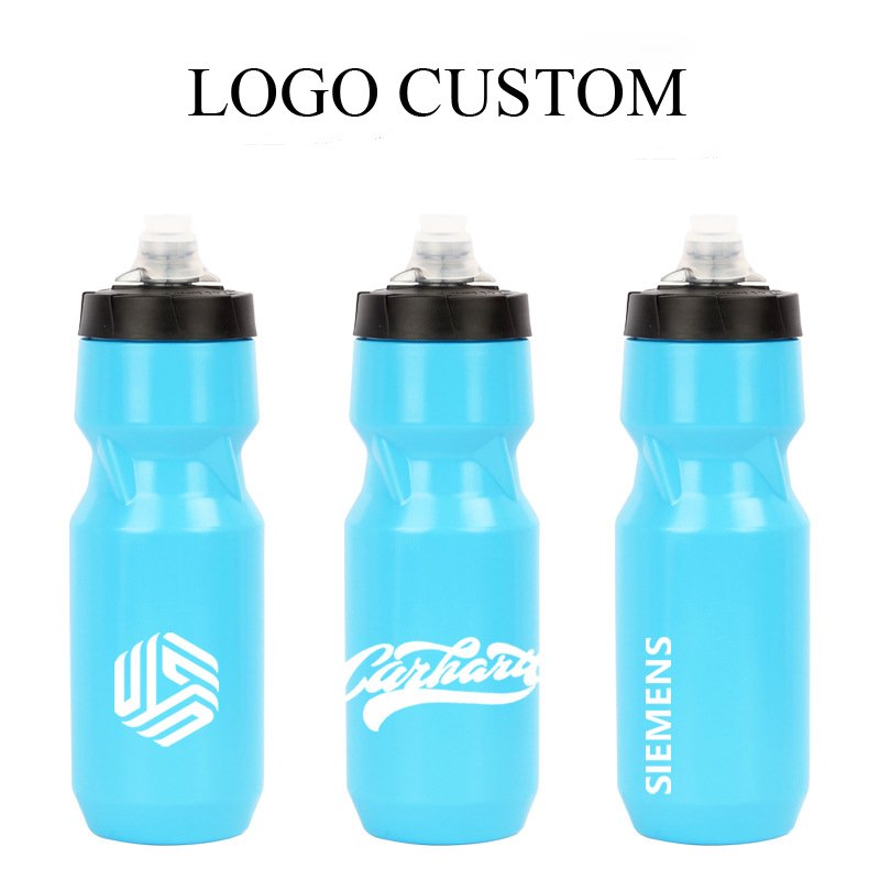 Custom Logo 700ml Sports Water Bottle Food Grade Bpa Free Squeeze Bike Cycling Water Bottle