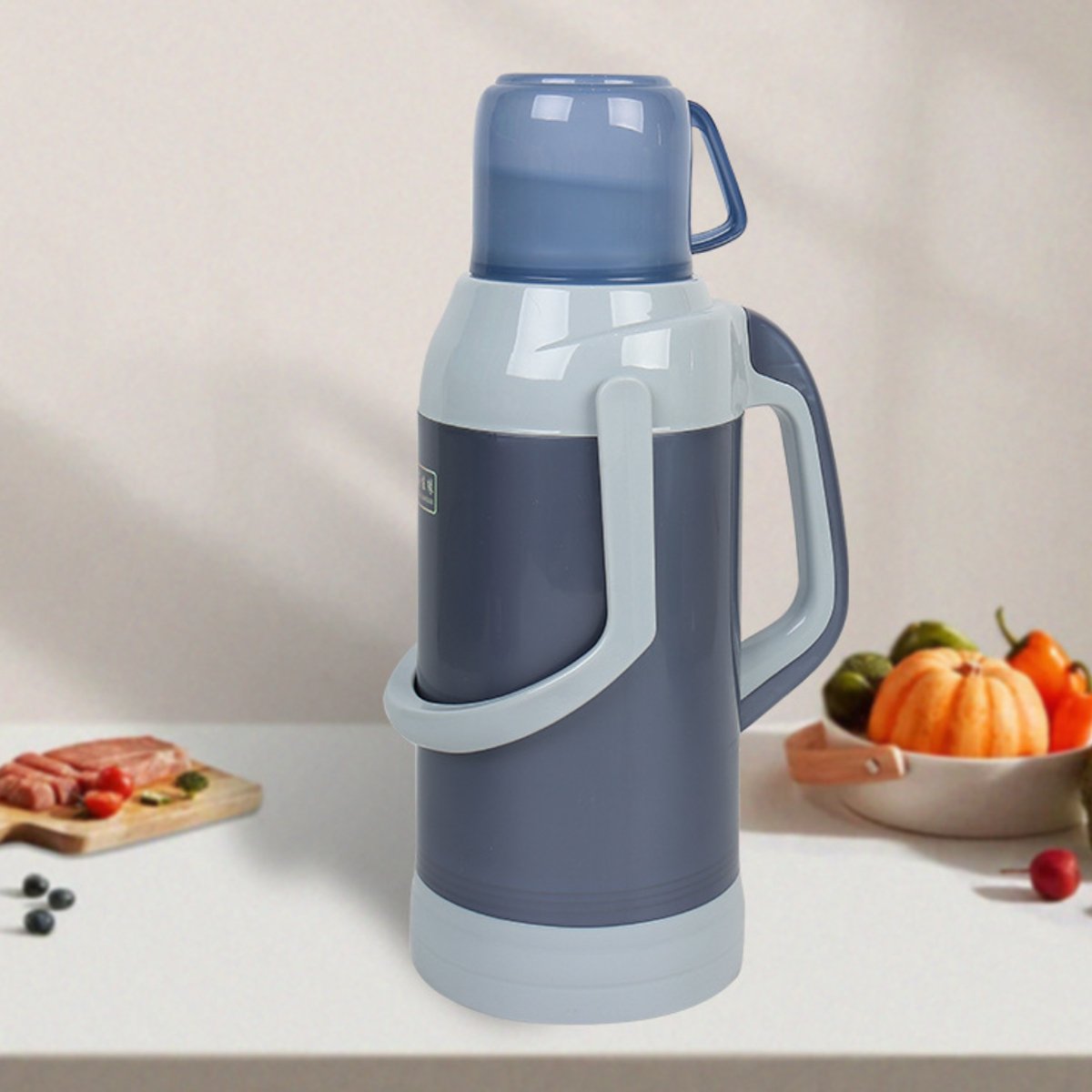 One Stop Shopping Glass Lined Flask Thermos Bottles Customized Plastic Glass Refill Vacuum Flask Thermos With Lids For Home Use