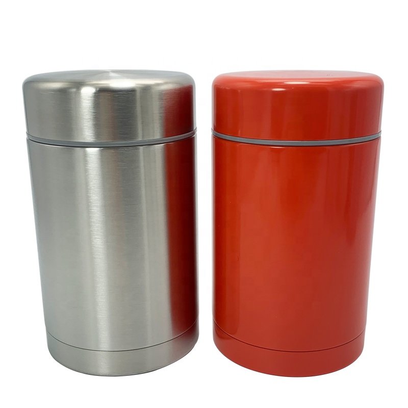 wholesale custom logo BPA free stainless steel interior food thermo vacuum insulated thermal container