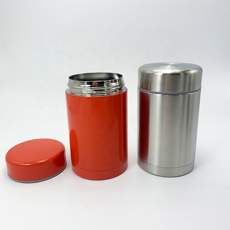 wholesale custom logo BPA free stainless steel interior food thermo vacuum insulated thermal container