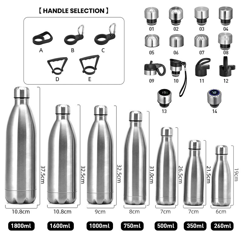 Wholesale 17oz Vacuum Flasks Cola Shape Rubber paint Gym Sports Bottle insulated Stainless Steel Water Bottle With Custom Logo