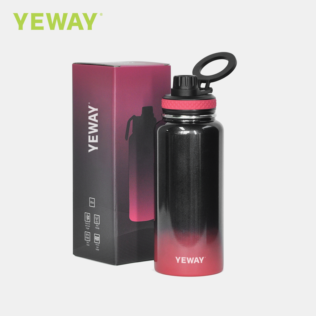 NEW Custom 24oz 32oz vacuum flasks insulated stainless steel water bottle magnetic magsafe water bottle with phone holder