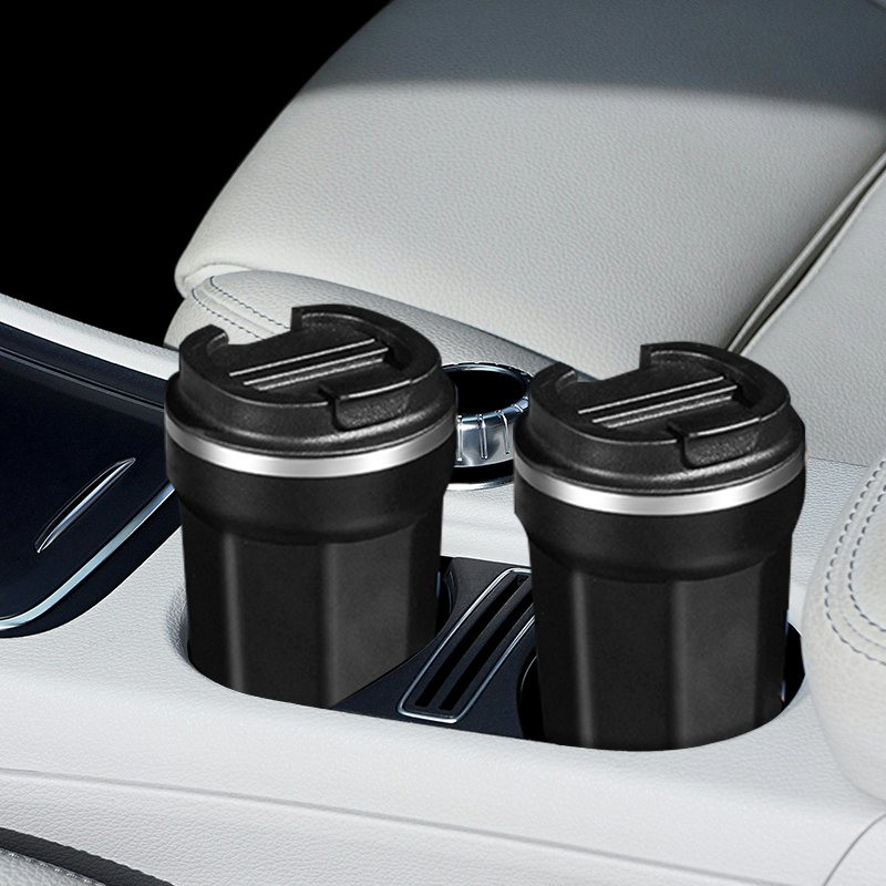 Double Wall Stainless Steel 12oz 17oz Vacuum Flask Thermal Tumbler Coffee Cup Keep Portable Insulated Thermos Coffee Travel Mug