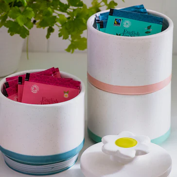 Two-tone fresh design stoneware tea cup gift set stackable customizable ceramic mug for coffee shop