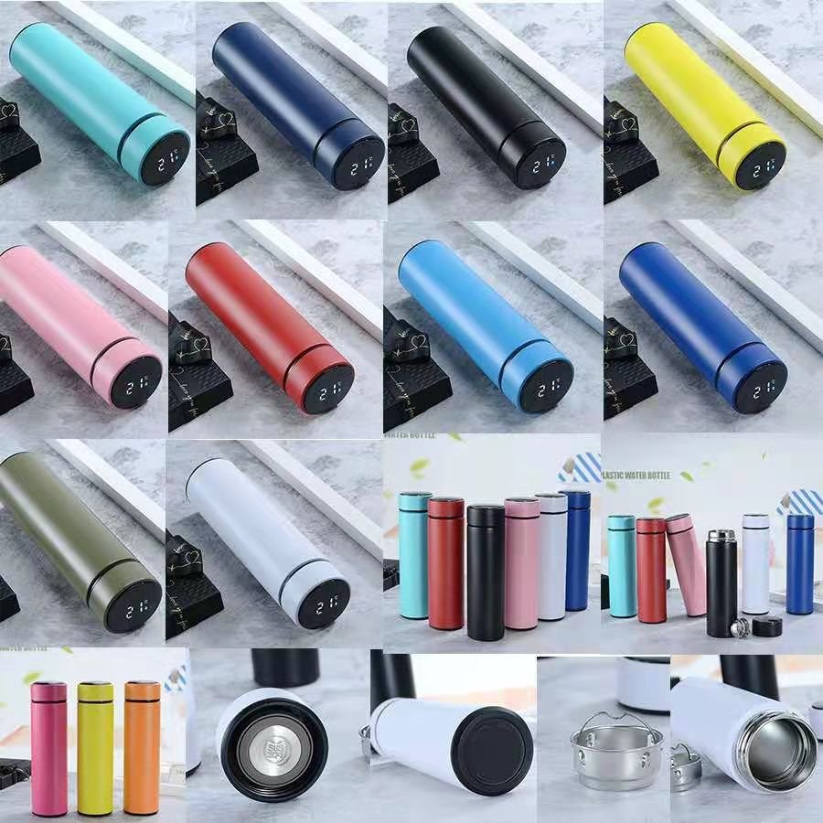 Factory New stainless steel smart thermos water bottles with LED Temperature Display
