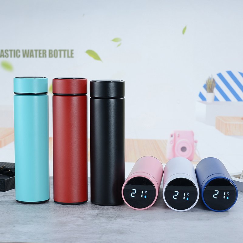 Factory New stainless steel smart thermos water bottles with LED Temperature Display