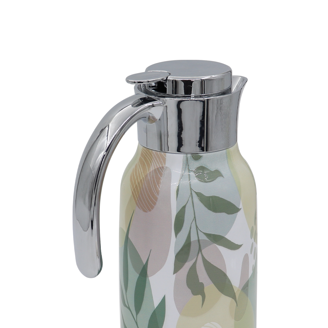 Business Style Customized Logo printing Hot Sell Double Injection handle double wall stainless steel Vacuum Flask Home Hotel