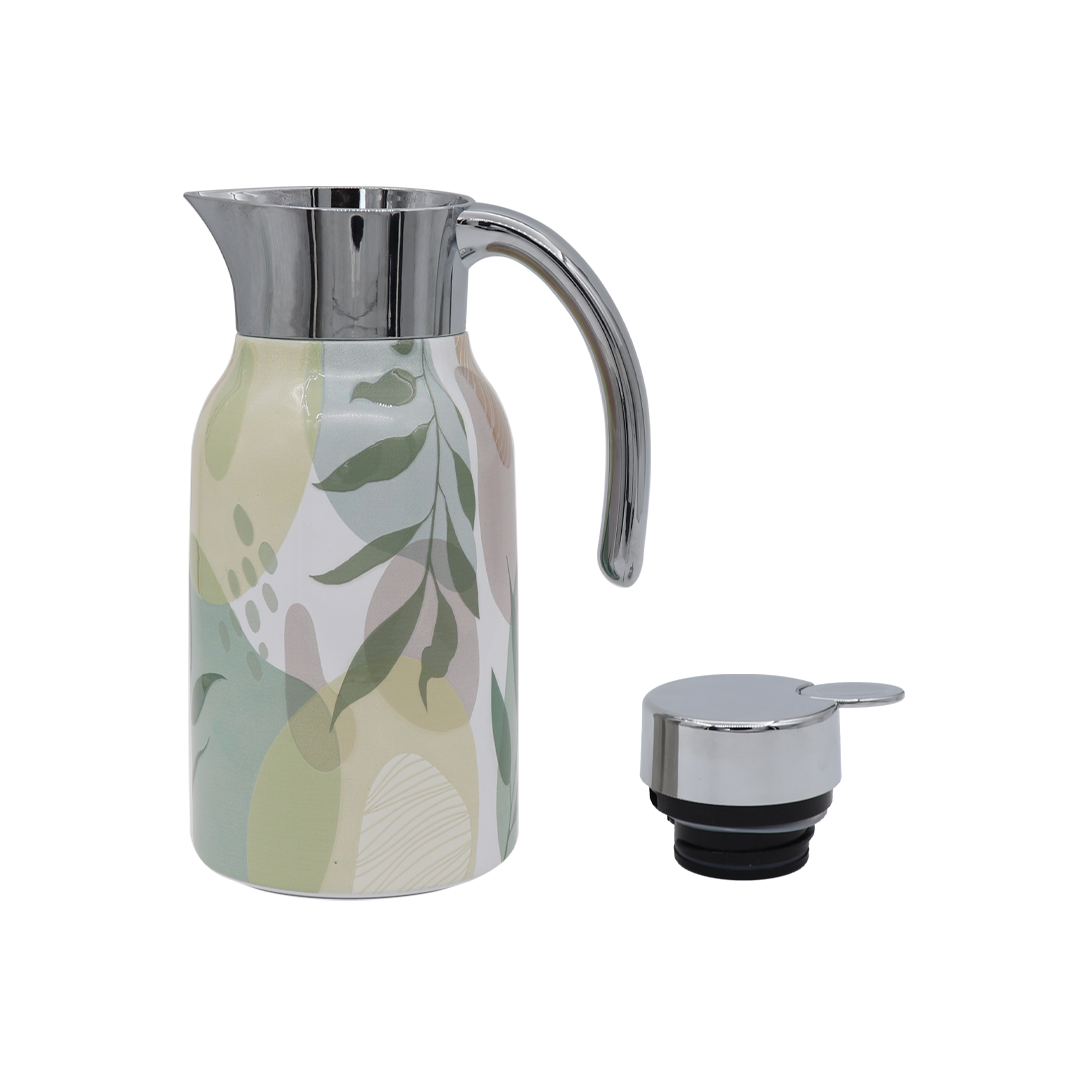 Business Style Customized Logo printing Hot Sell Double Injection handle double wall stainless steel Vacuum Flask Home Hotel