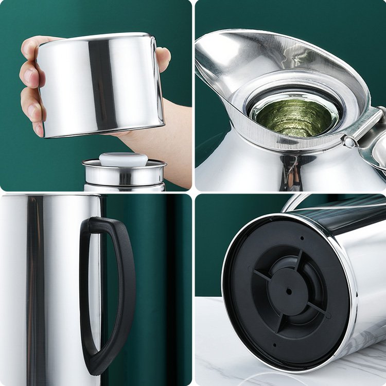High capacity stainless steel kettle vacuum insulation flask 2.0/3.2l coffee thermos colorful water bottle