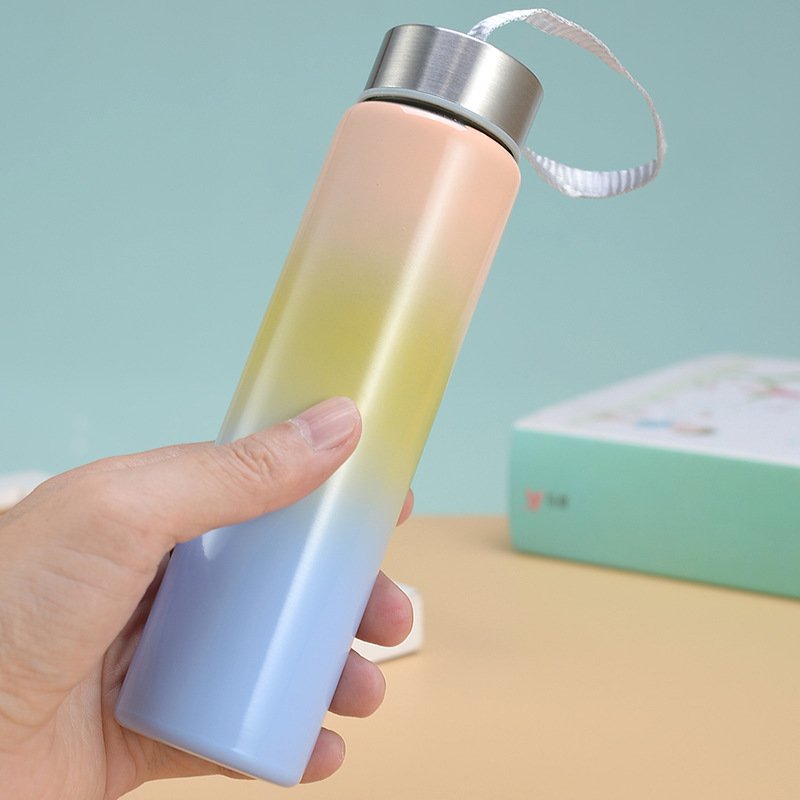 Custom logo 304 stainless steel thermos flask insulated portable water bottle set for gifts