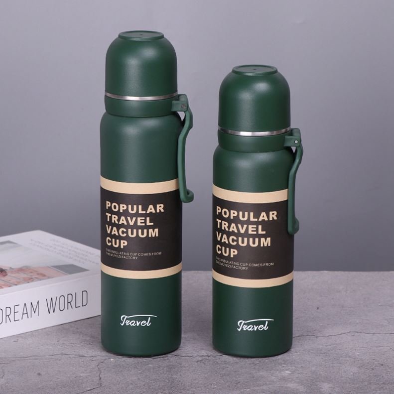 Zogifts Camping Vacuum Flask Water Bottle Tea Coffee Thermo Insulated Stainless Steel Cups Double Wall Tumblers With Lid