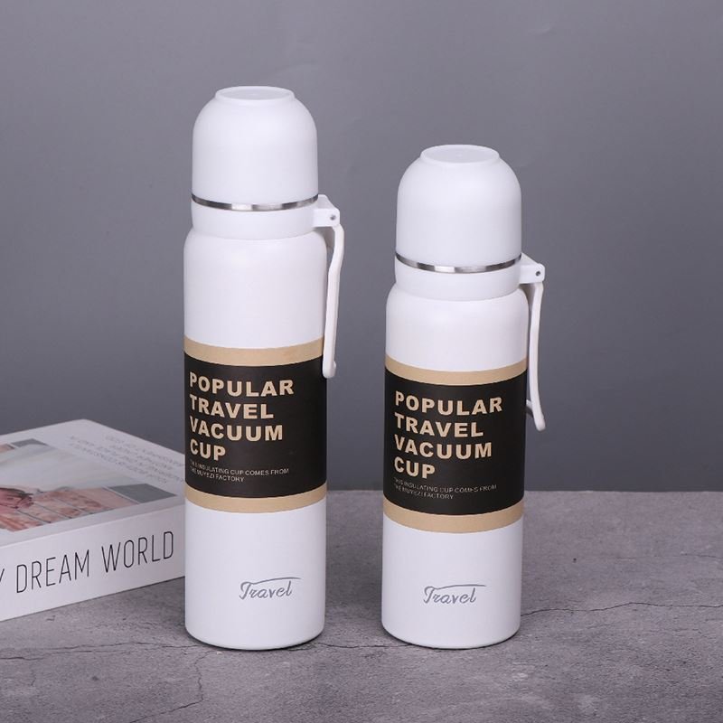 Zogifts Camping Vacuum Flask Water Bottle Tea Coffee Thermo Insulated Stainless Steel Cups Double Wall Tumblers With Lid