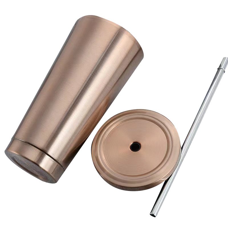 304 double wall stainless steel straw cup big brand the same classic vacuum ice cup cold beer