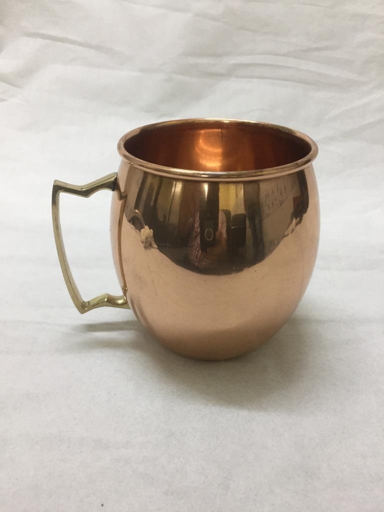 Copper jugs and mugs