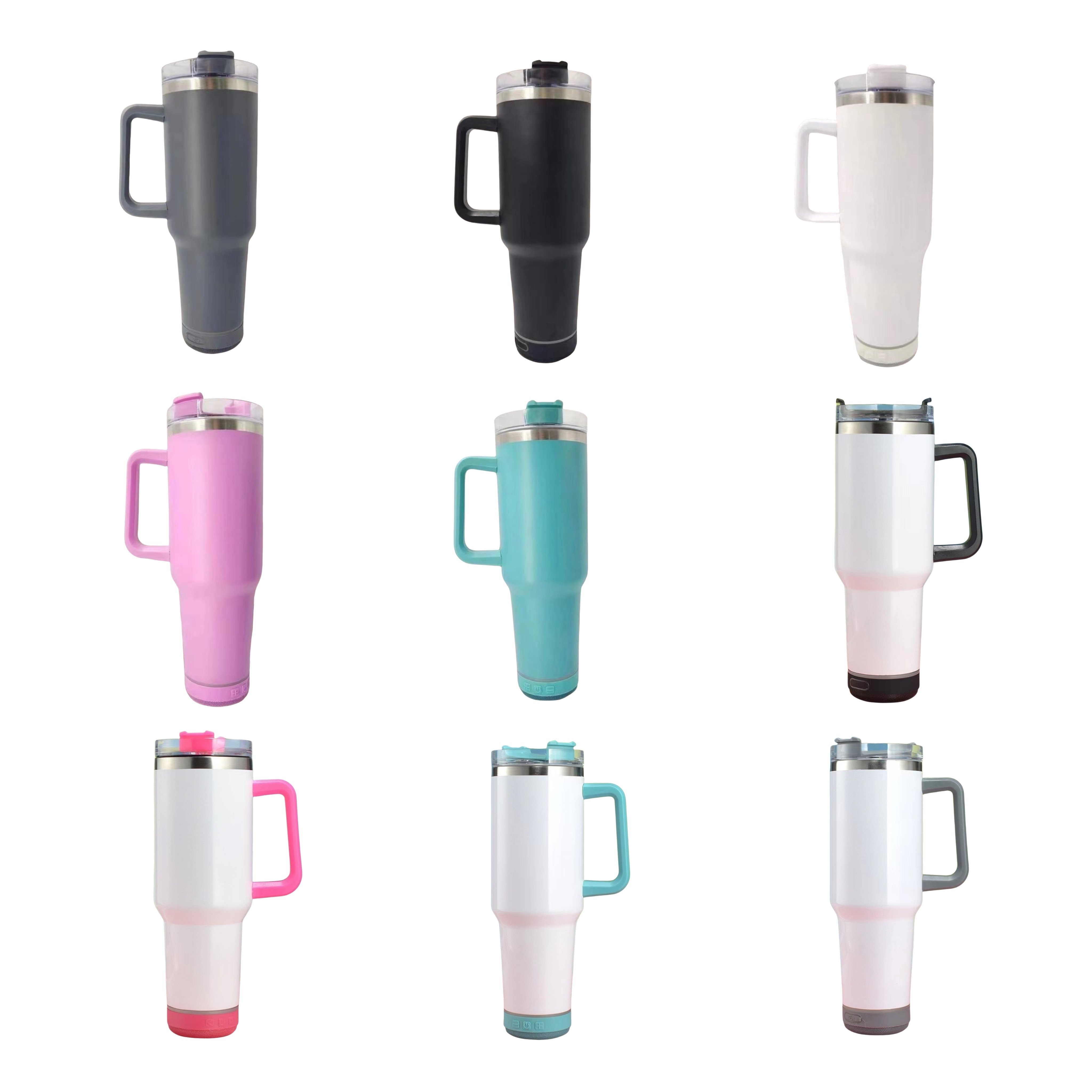 Usb Music Cup Double Wall Stainless Steel Skinny Straight 40 Oz Bluetooth Speaker Office Vacuum Flasks & Thermoses Modern 1 Pcs